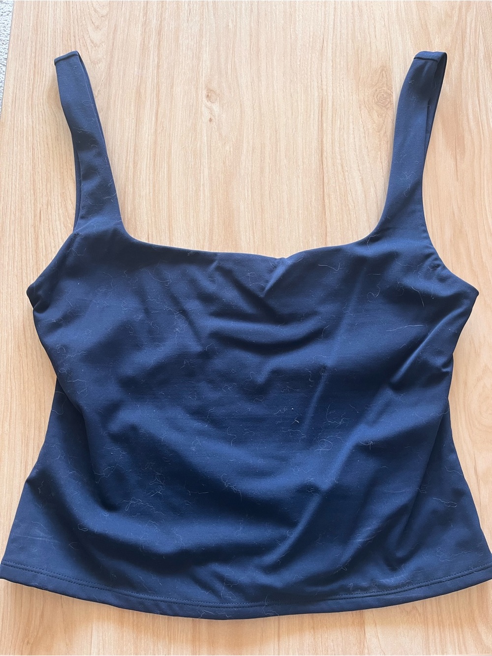 Garage Navy Square-Neck Camisole